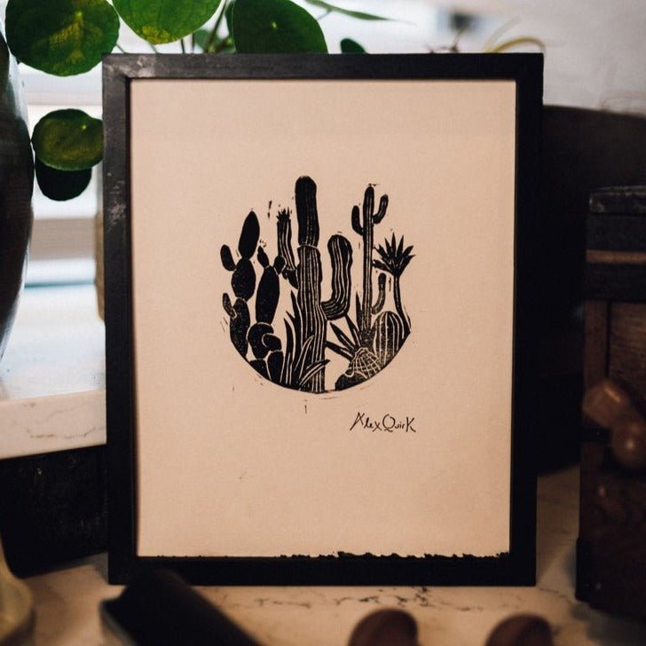 Cactus Print, various colors - Small World Goods