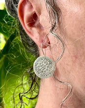 Load image into Gallery viewer, Carved Detailed Disk Earrings - Small World Goods