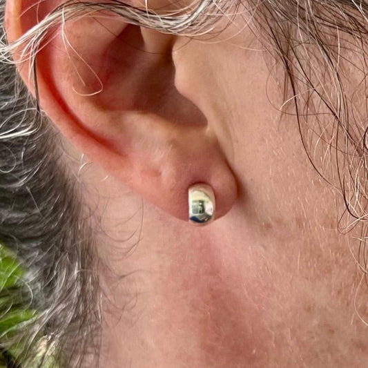 Dainty Hoop Stud Earrings - Small World Goods