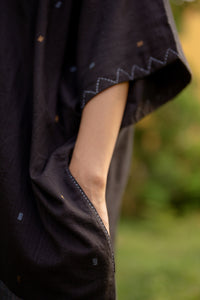 Black Taant Dolman Dress