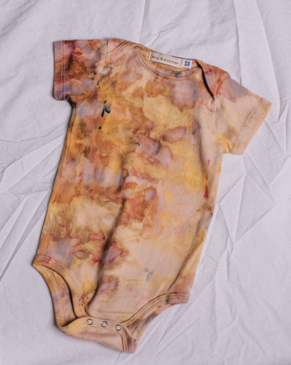 Organic Cotton Baby Onesies, hand dyed