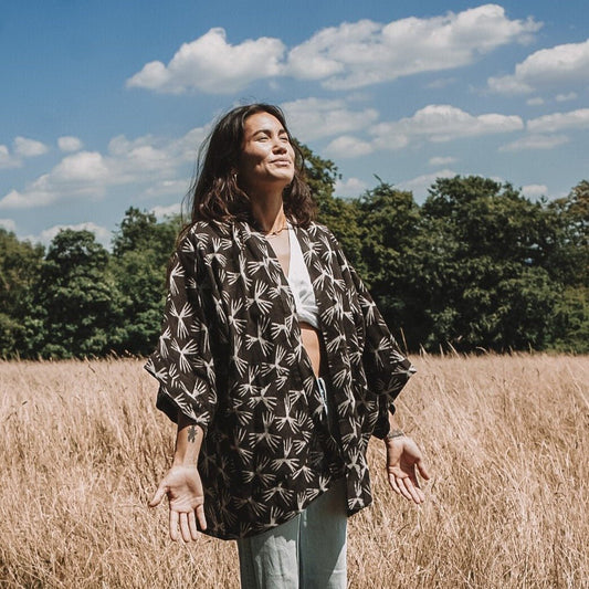 Efa Kimono Top, Various Colors - Small World Goods