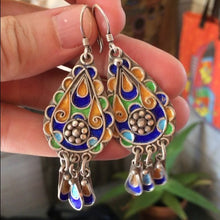 Load image into Gallery viewer, Enamel Berber Earrings, Various - Small World Goods