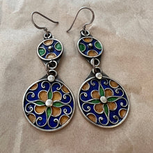 Load image into Gallery viewer, Enamel Berber Earrings, Various - Small World Goods