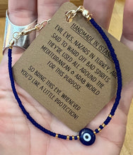 Load image into Gallery viewer, Evil Eye Bead Bracelet - Small World Goods