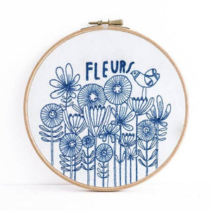Fleurs Embroidery Kit - Small World Goods