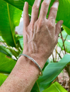 Geometric Carved Peaked Bracelet - Small World Goods