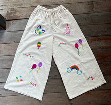 Load image into Gallery viewer, Hand Embroidered Pants, Summer! - Small World Goods