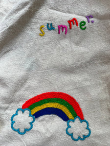 Hand Embroidered Pants, Summer! - Small World Goods