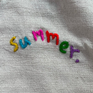 Hand Embroidered Pants, Summer! - Small World Goods