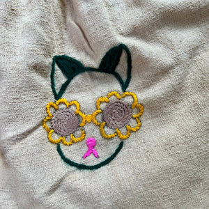 Hand Embroidered Shorts, Tan - Small World Goods