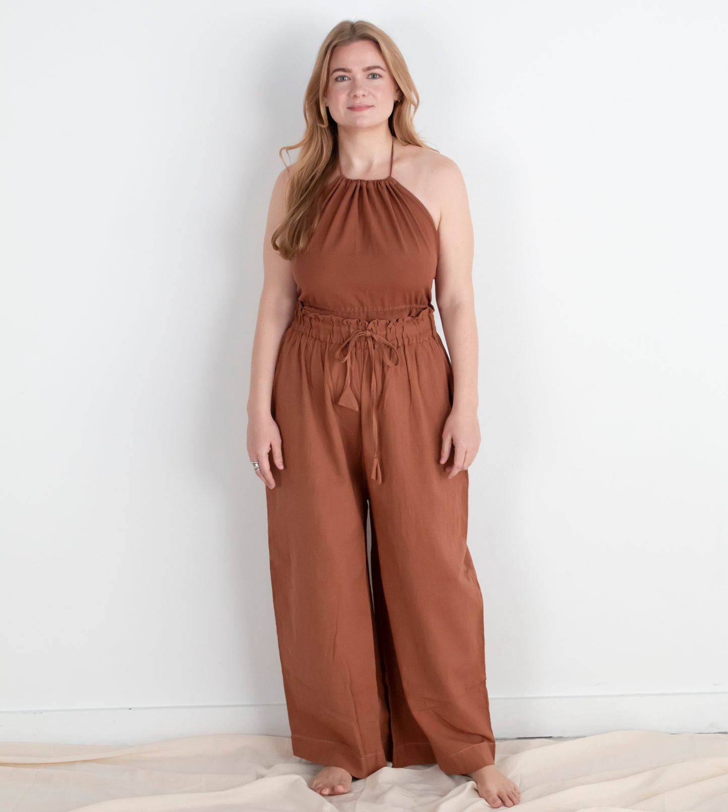 Rabina Trousers, rust *botanical dye