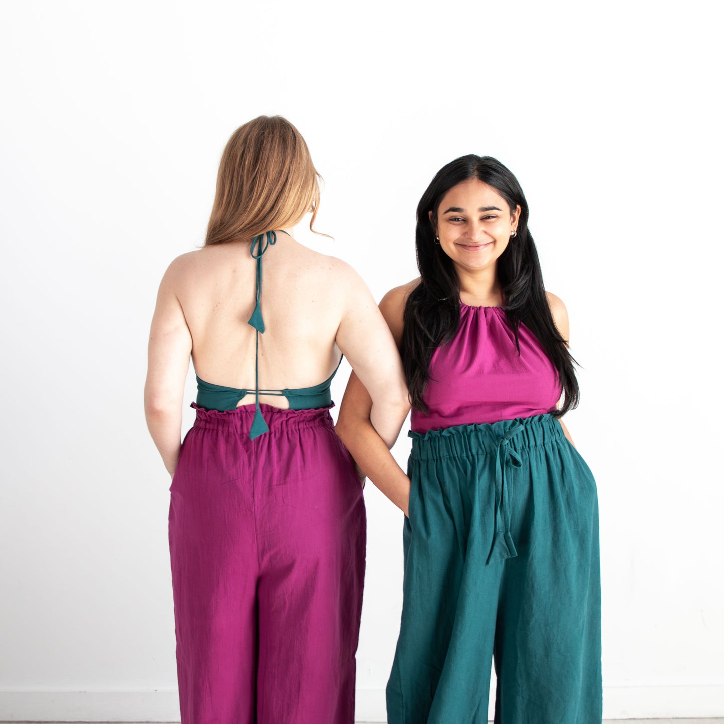 Rabina Trousers, plum double dye
