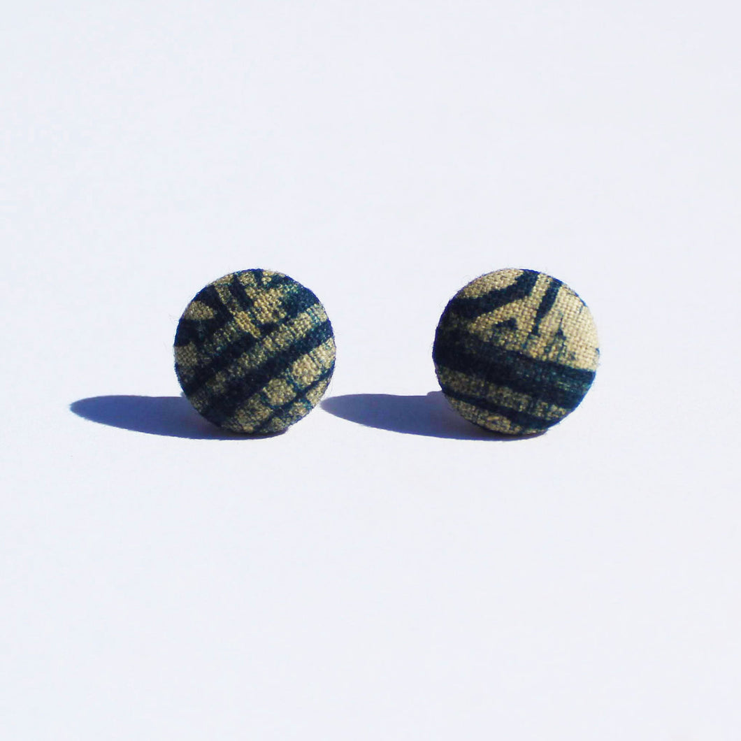 Hmong Indigo Earrings - Small World Goods