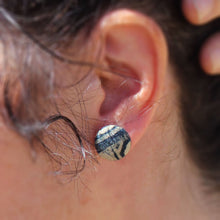 Load image into Gallery viewer, Hmong Indigo Earrings - Small World Goods