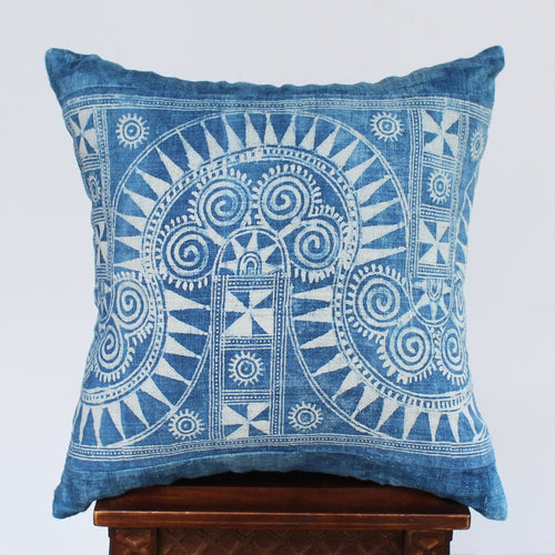 Hmong Indigo Pillowcase, Alang - Small World Goods