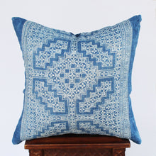 Load image into Gallery viewer, Hmong Indigo Pillowcase, Blong - Small World Goods