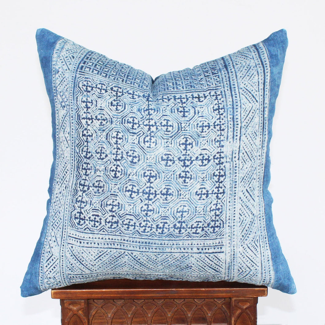 Hmong Indigo Pillowcase, Cua - Small World Goods