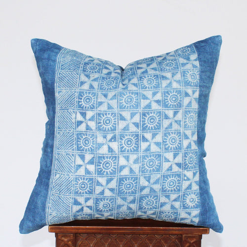 Hmong Indigo Pillowcase, Foom - Small World Goods