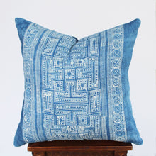 Load image into Gallery viewer, Hmong Indigo Pillowcase, Hli - Small World Goods