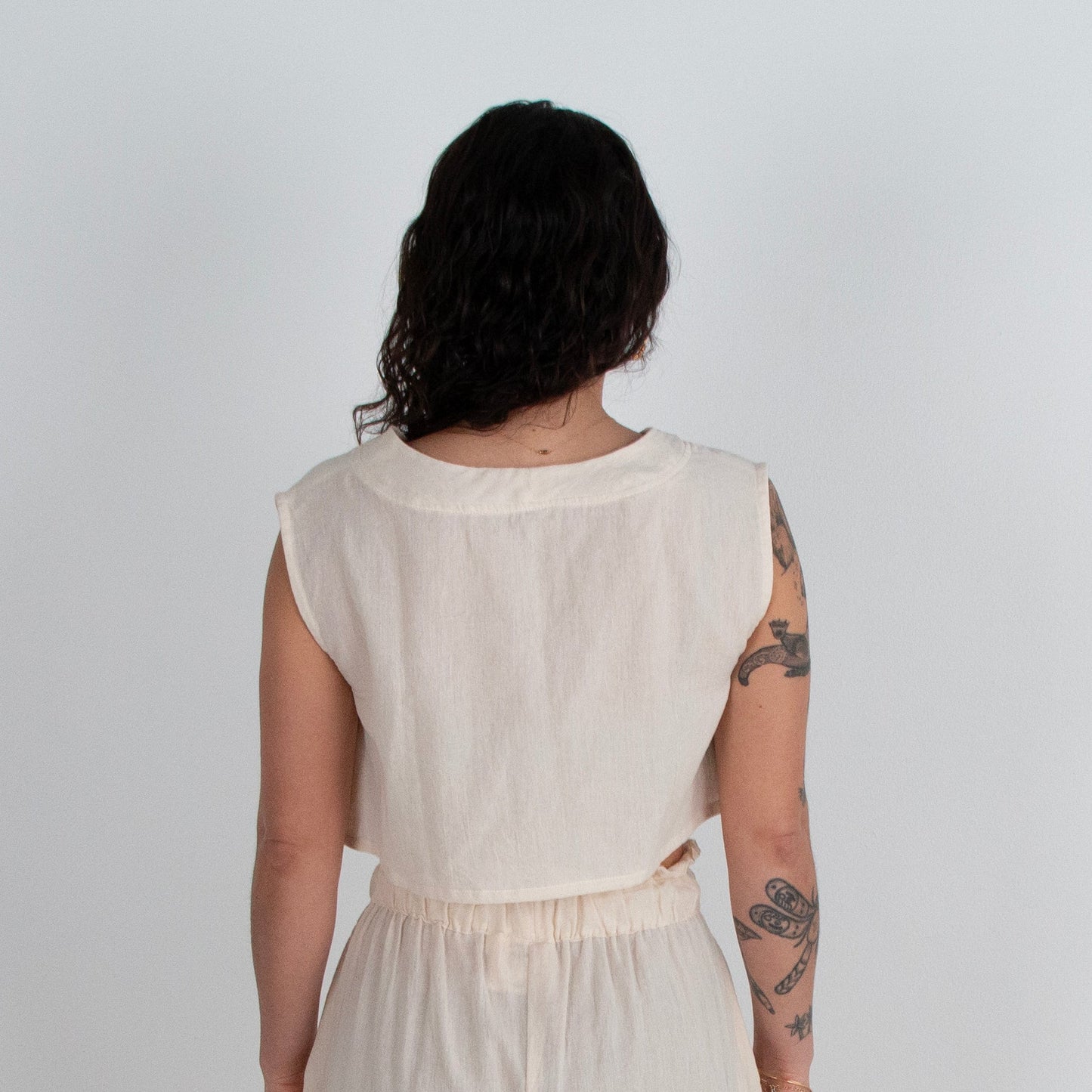Aarti Reversible Top/Vest, cream