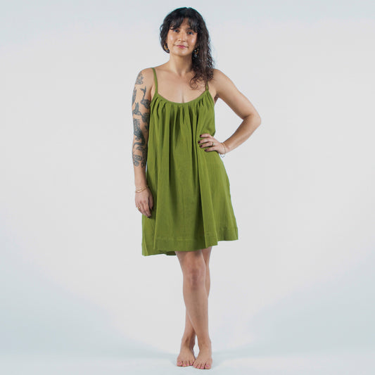 Anu Mini Dress, matcha green