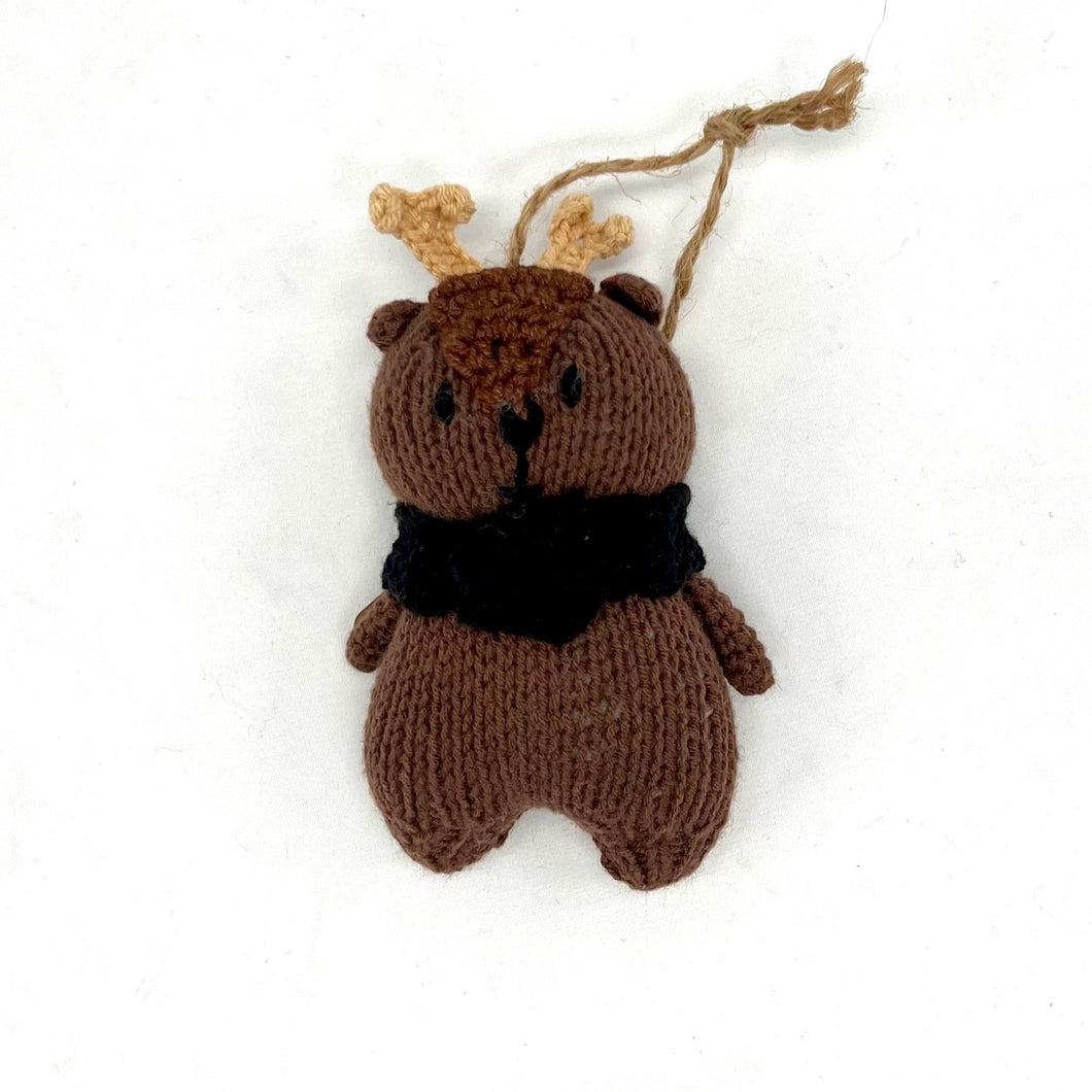 Knit Animal Ornaments