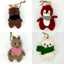 Load image into Gallery viewer, Knit Animal Ornaments