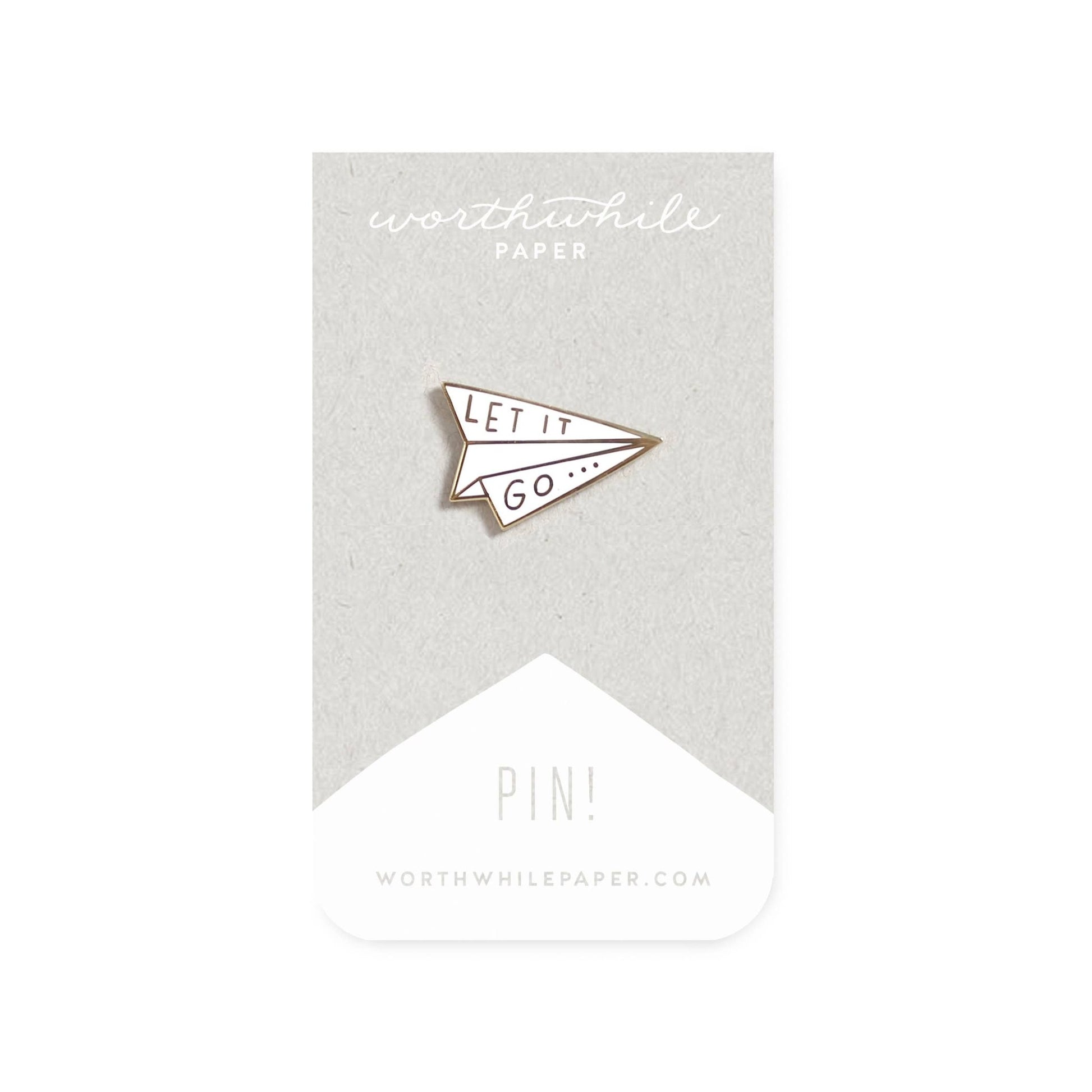 Let It Go Enamel Pin - Small World Goods