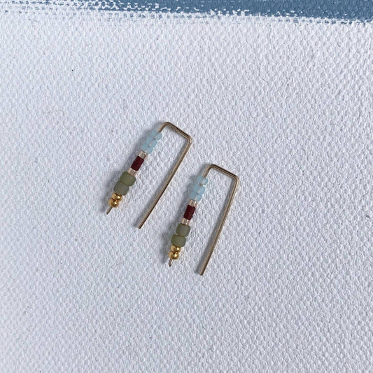 Little Colorspike Earrings No. 7 - Small World Goods
