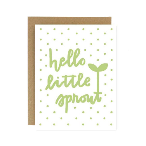 Little Sprout New Baby Card - Small World Goods