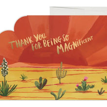 Load image into Gallery viewer, Magnificent Sunset Thank You Card - Small World Goods