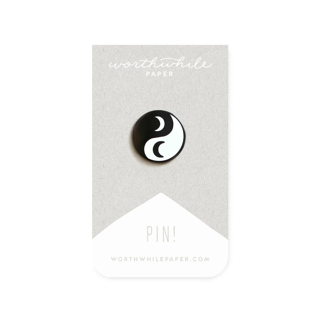 Moon Yang Enamel Pin - Small World Goods