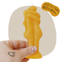 Load image into Gallery viewer, Natural Beeswax HUG Candle - Small World Goods