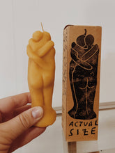 Load image into Gallery viewer, Natural Beeswax HUG Candle - Small World Goods