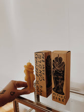 Load image into Gallery viewer, Natural Beeswax HUG Candle - Small World Goods