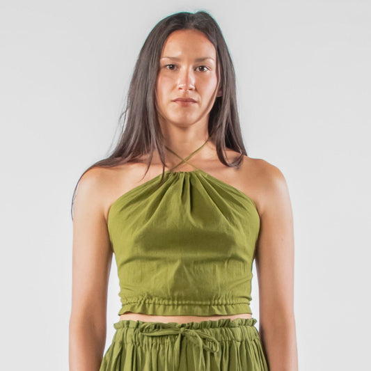 Patan Top, matcha green