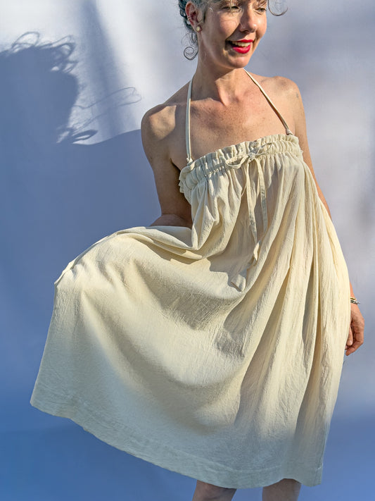 Padmasana Skirt/Dress, clay pink *botanical dye