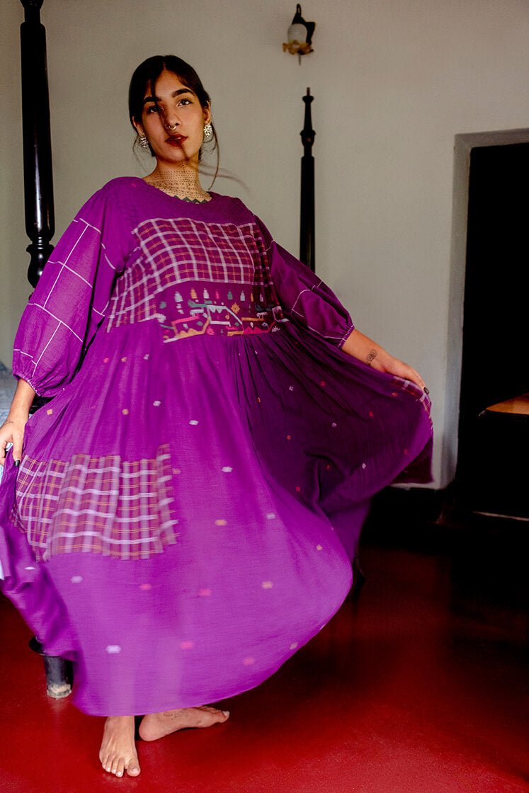 Purple Taant Dress - Small World Goods