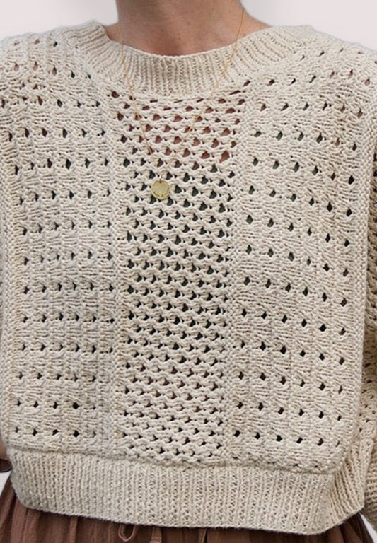 Sleeveless Anita Sweater, cream