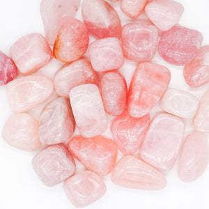 Rose Quartz Stones, Tumbled - Small World Goods