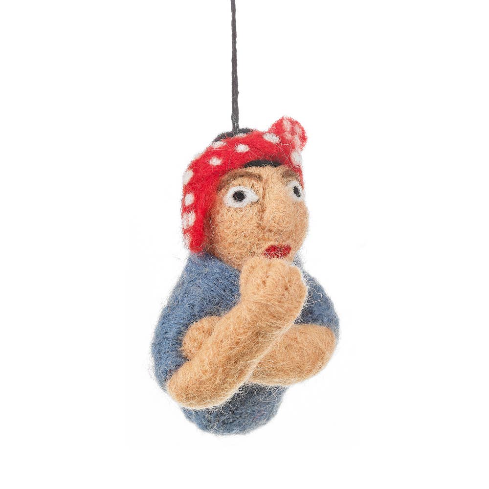 Rosie the Riveter Ornament - Small World Goods