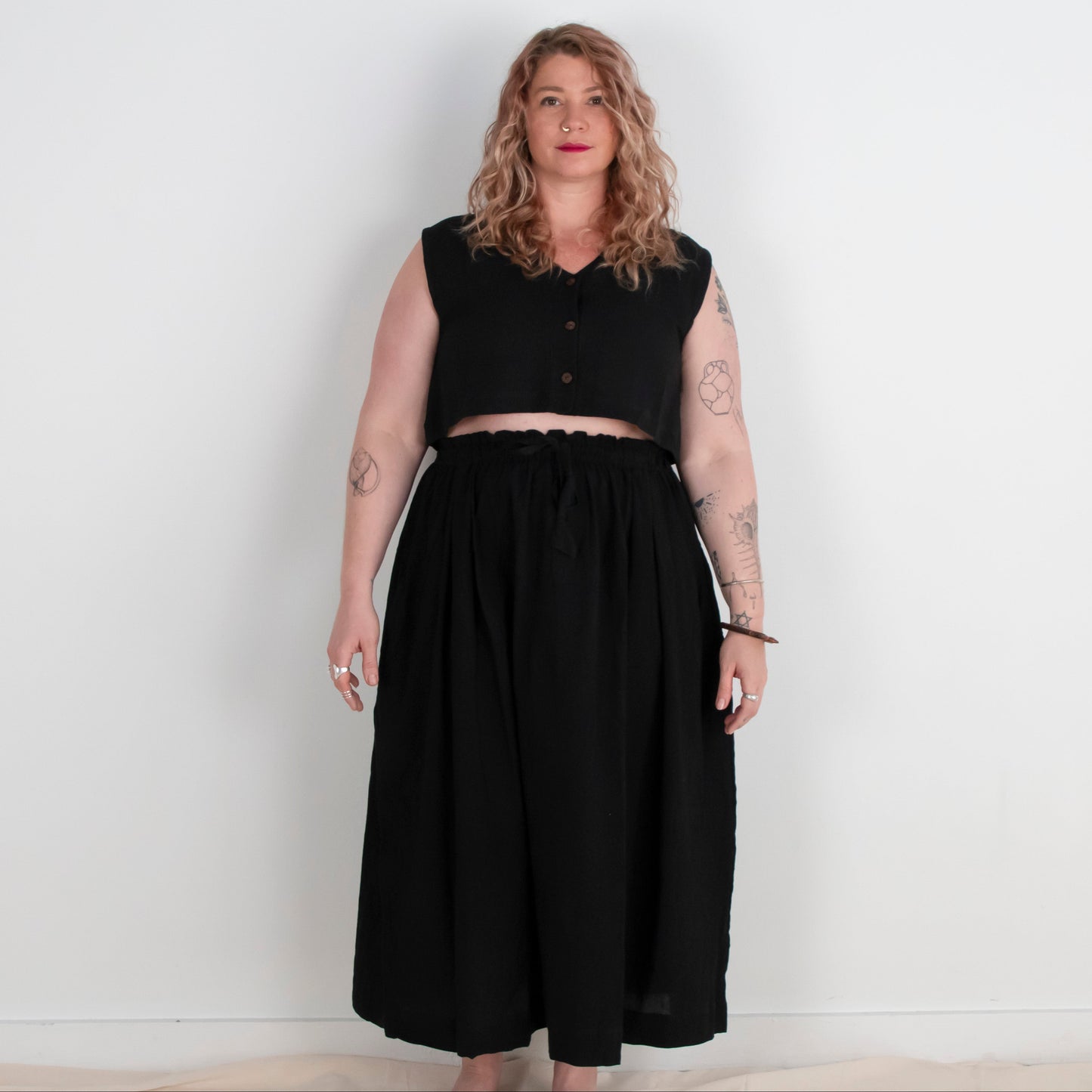 Padmasana Skirt/Dress, black