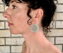 Load image into Gallery viewer, Silver Eye Hill Tribe Earrings - Small World Goods