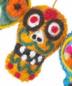 Sugar Skull Ornament - Small World Goods