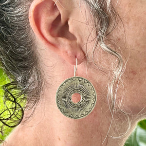 Sun Disk Earrings - Small World Goods