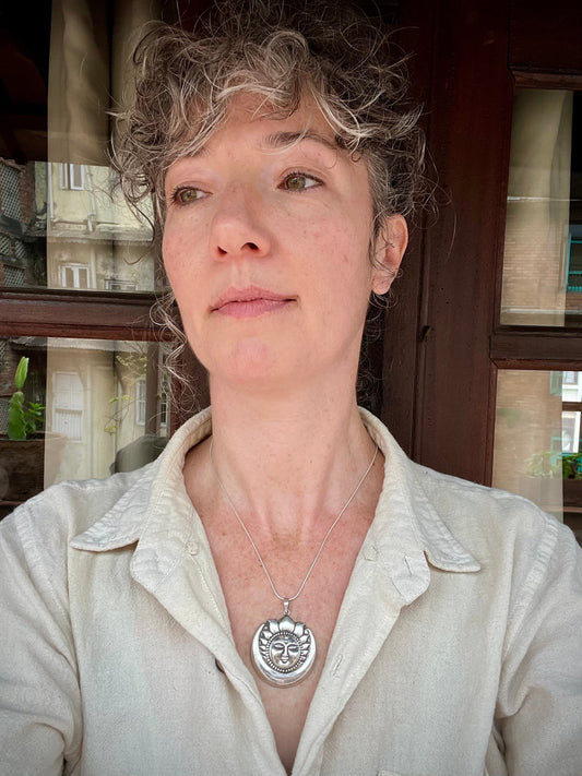 Sun & Moon Pendant, various sizes - Small World Goods