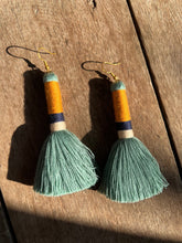 Load image into Gallery viewer, Tall Tassel Earrings - Small World Goods