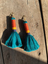 Load image into Gallery viewer, Tall Tassel Earrings - Small World Goods