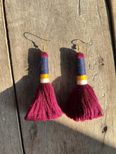 Load image into Gallery viewer, Tall Tassel Earrings - Small World Goods